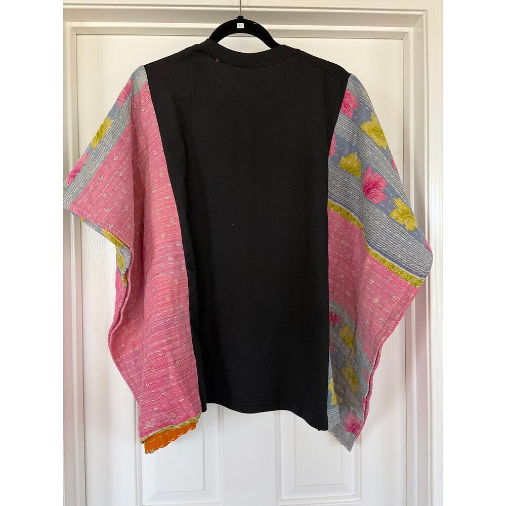 Lynyrd Skynyrd Upcycled Kantha Tunic Top Shirt OS Handmade Boho - Picture 2 of 3